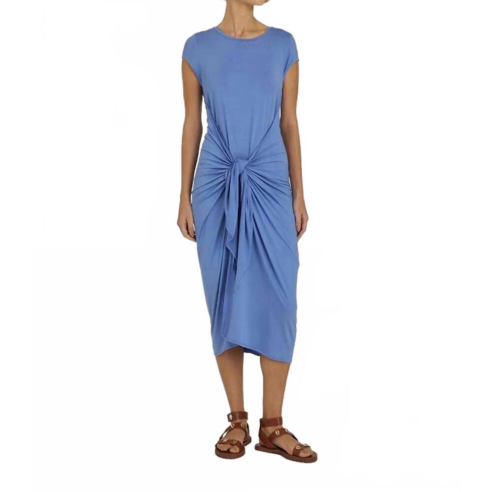 NEW LENNY NIEMEYER pareo v-tie waist modal cover up in riviera